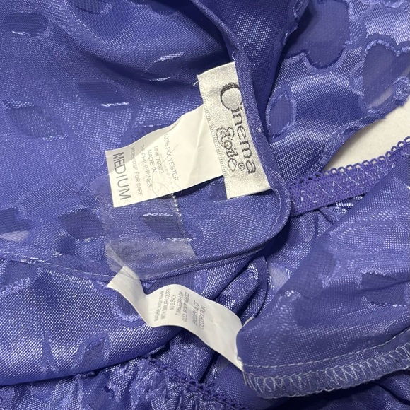 Floral Jacquard Two-Piece Set in Deep Purple - Picture 3 of 3